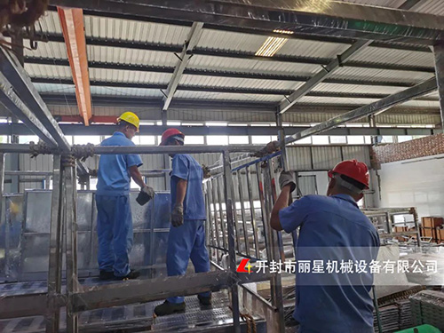 加班加點趕生產(chǎn)，麗星機(jī)械發(fā)貨忙